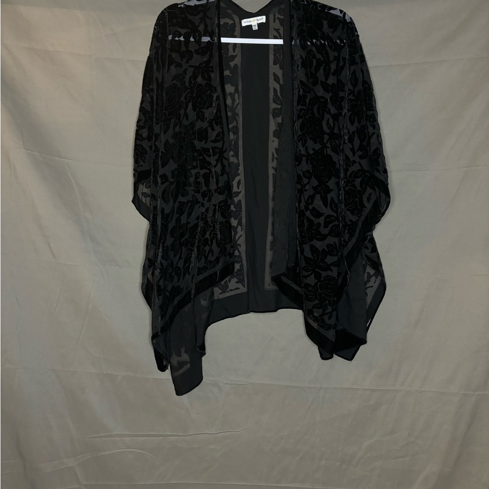 Black Floral Women Sweater
